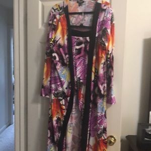 2x Duster with matching pants